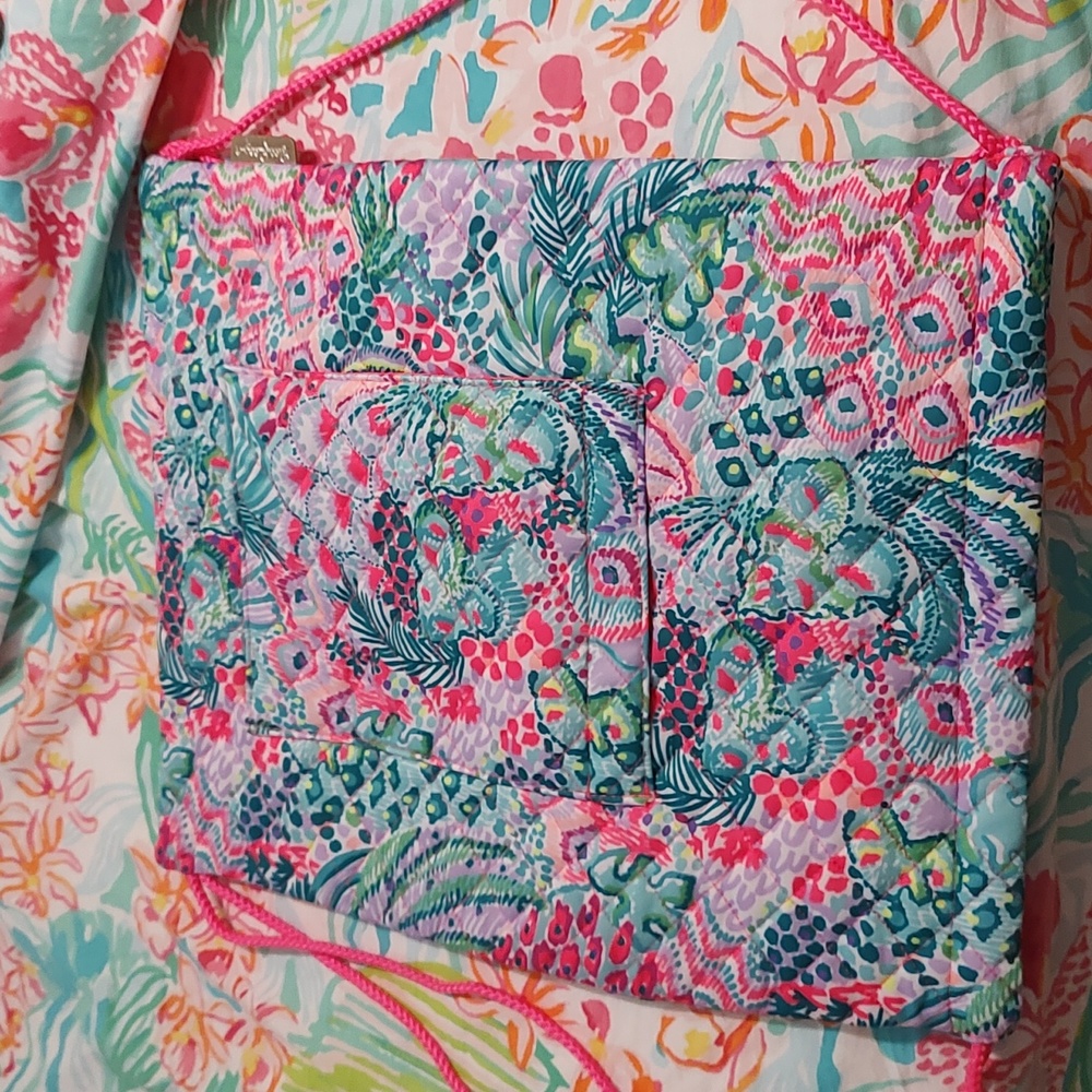 Lilly Pulitzer Draw String Backpack - image 1